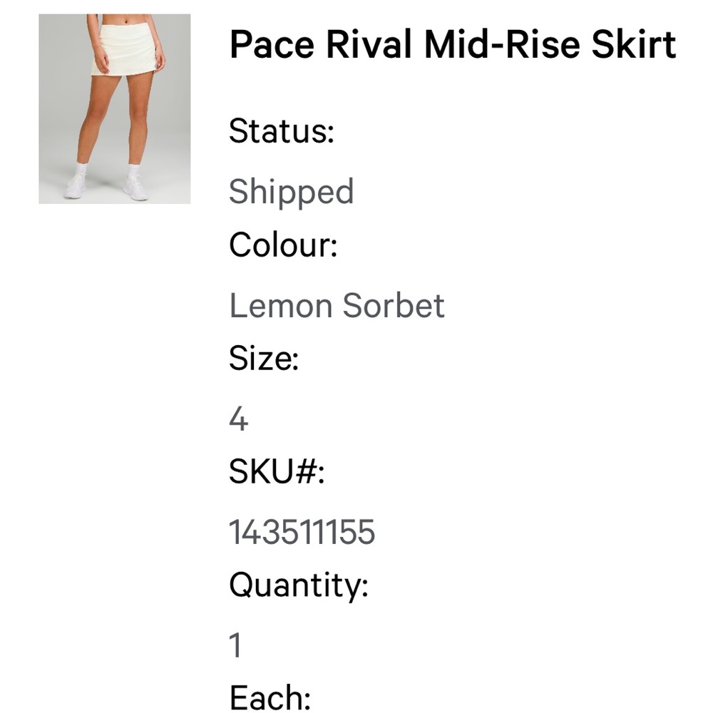 Pace Rival Mid Rise Skirt 12" - Picture 5 of 7